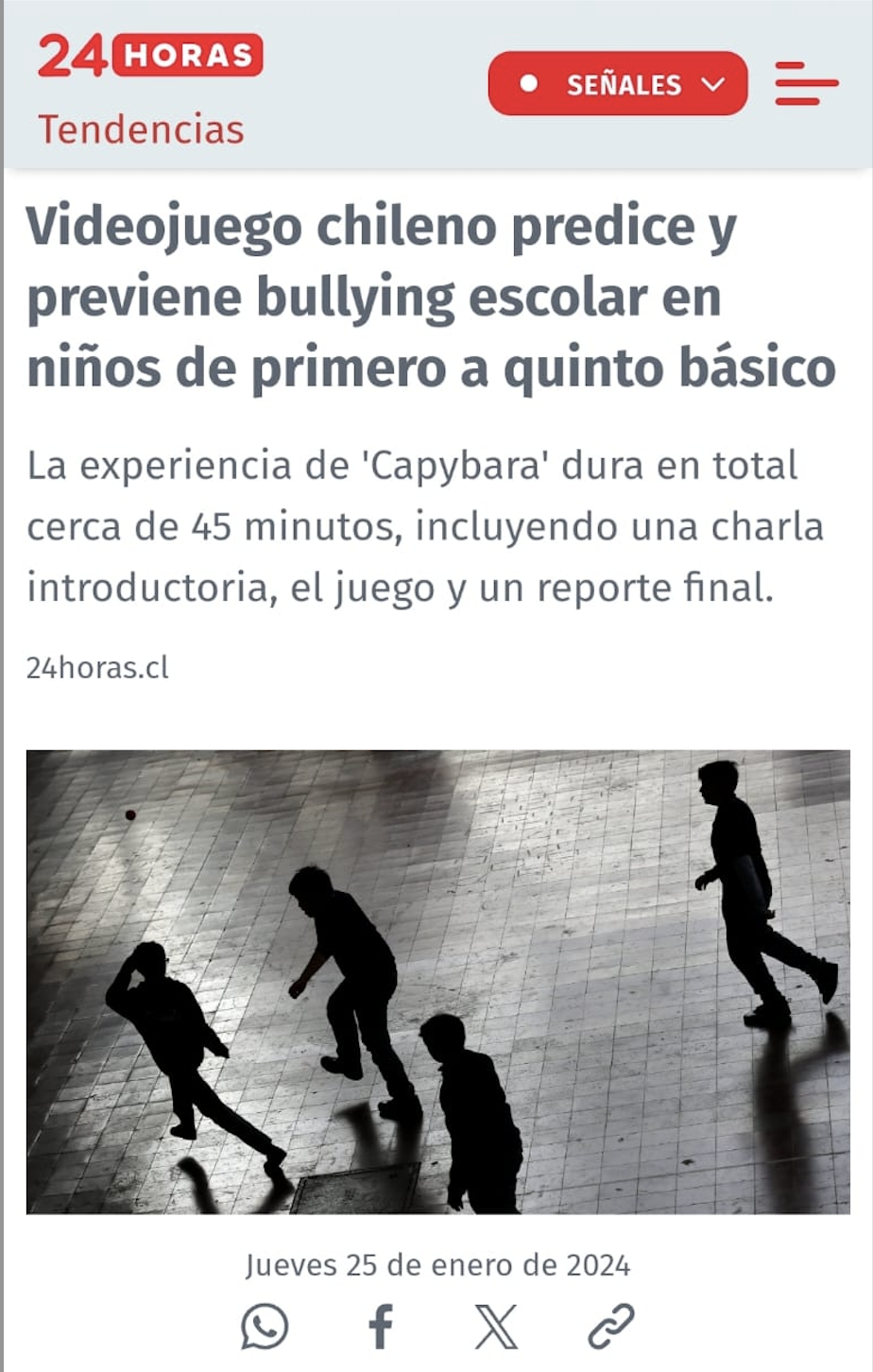 Imagen de Videojuego predice y previene el bullying escolar con ayuda de la tecnología